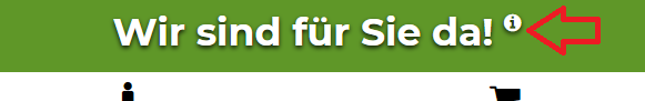 Info-Symbol im Covid19 Banner